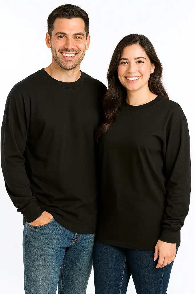 DT-5710- Heavyweight Drop-Shoulder Long Sleeve Tee