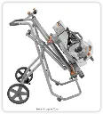 RIDGID Foldable Mobile Miter Saw Stand with Mounting Braces – Used Like New