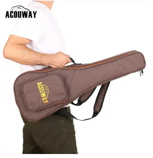 Acouway Sporano Ukulele 21 Inc. Professional Wooden Ukelele Kit with free Gig bag, Tuner, Strap, Spare (Open Box)